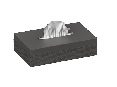 Tissue Box Bathroom Small Pieces 3d model