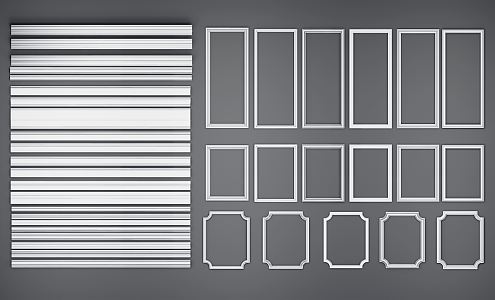 Modern lines 3d model