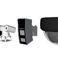 Modern Camera Security Products 3d model