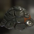 modern turtle shell 3d model