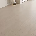 Smooth Light Colored Wooden Floor With Natural Wood Grain In Modern Room Interior