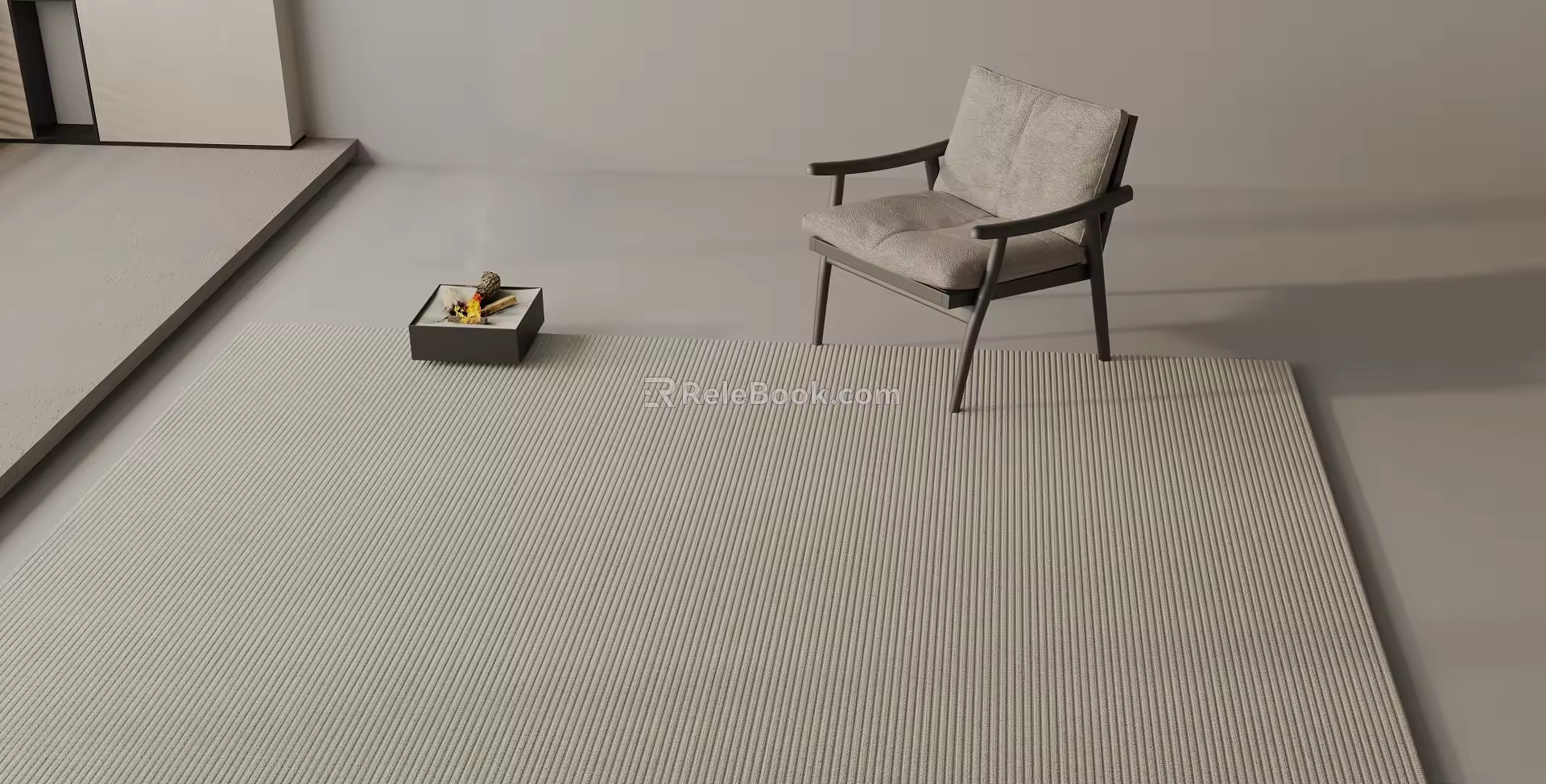 Modern Square Carpet 3d model