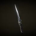 Dagger Game Dagger Poisonous Teeth Canine Teeth Short Knife Magic Knife Low Face Number Low Model Simple Model Game Sub-era Movie and TV Level Super Realistic High Precision 3d model