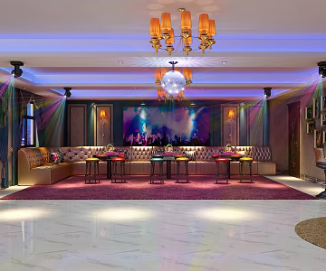 European-style KTV rooms 3d model
