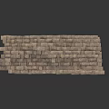 Decorative Stone Wall 3D Model Design For Natural Landscape Elements