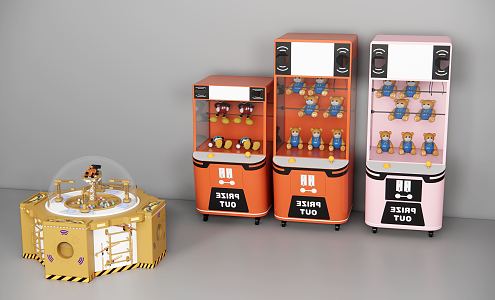 Modern Catch Baby Machine Sugar Digging Machine 3d model