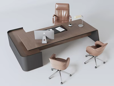 Manager Desk 3d model