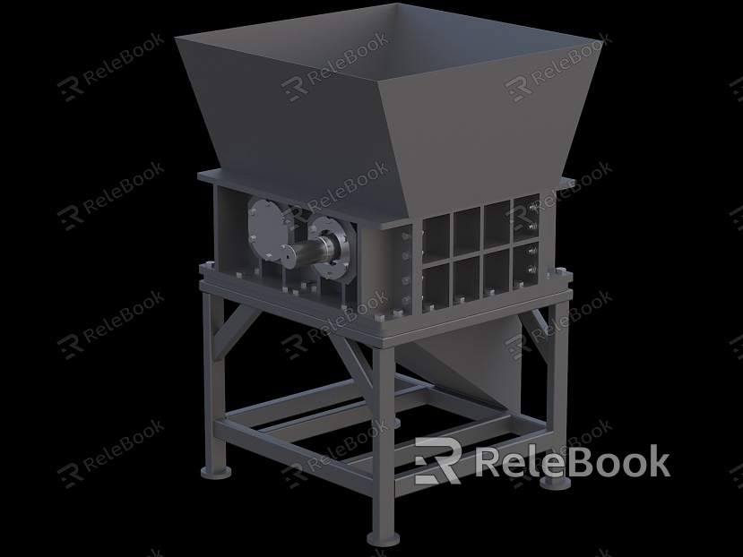 Heavy duty plastic shredder production equipment machinery equipment model