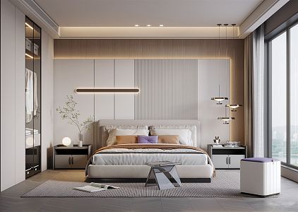 Modern Bedroom 3d model