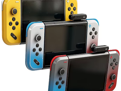 Modern ps game machine handheld game machine 3d model