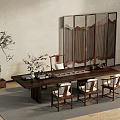 New Chinese Tea Table 3d model