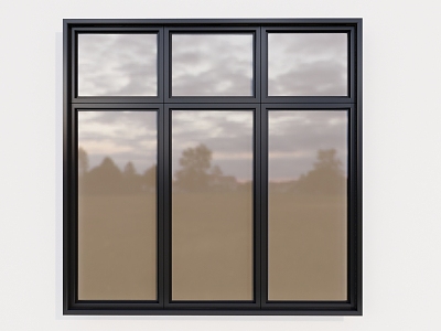 Modern sliding window glass window model