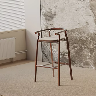 Modern Bar Chair 3d model