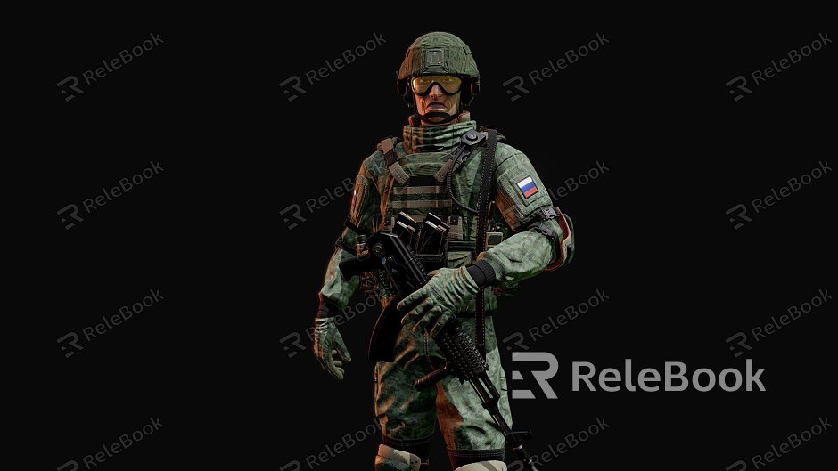 Russian soldiers model