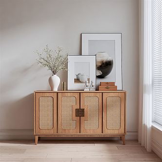 Nordic Sideboard Cabinet for Entrance 3d model