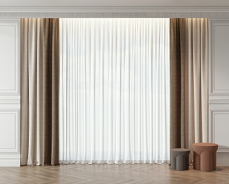 Curtains 3d model