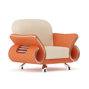 Modern Furniture Indoor Furniture Single Chair Single Sofa 3d model