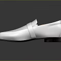 Stylish Silver Mirrored Loafer Shoes With Red Interior And Shiny Finish
