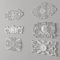 Elegant Intricate Ornate Carved Decorations with Various Designs for Home Decor