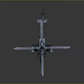 Advanced Military Combat Helicopter With Rotors Weapon Systems And Airframe Design
