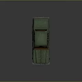 Green Vintage Sedan With Weathered Exterior And Classic Design Features