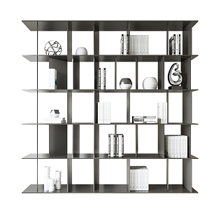 Modern Bookshelf 3d model