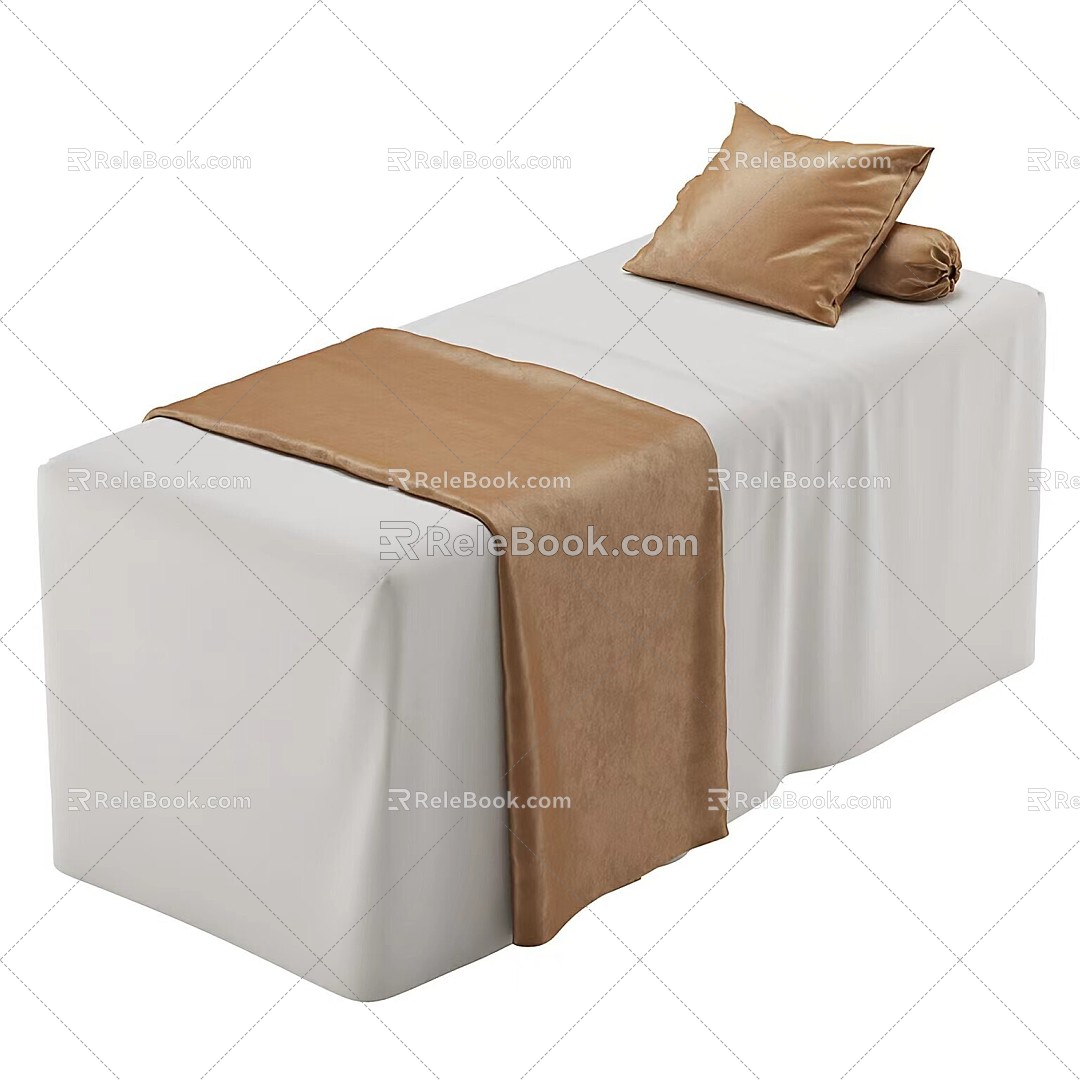 Single Bed 3d model