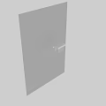 Contemporary Modern Wall Sconce With Sleek Metal Frame And Glass Shade On Grey Wall