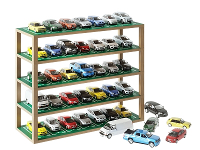 Modern toy car children's car toy combination model