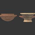 Handcrafted Ceramic Sculpture Carving With Earthy Rustic Plates Bowls And Vessels