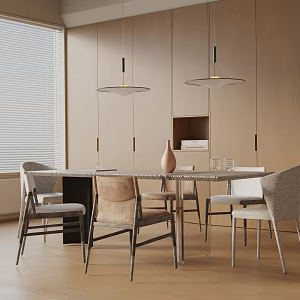 Modern table combination 3d model