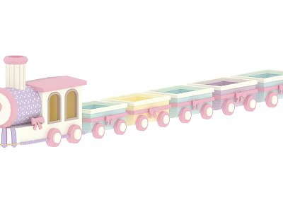small train 3d model