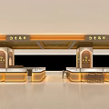Elegant Jewelry Store Interior Design With Glass Display Cases And Warm Lighting