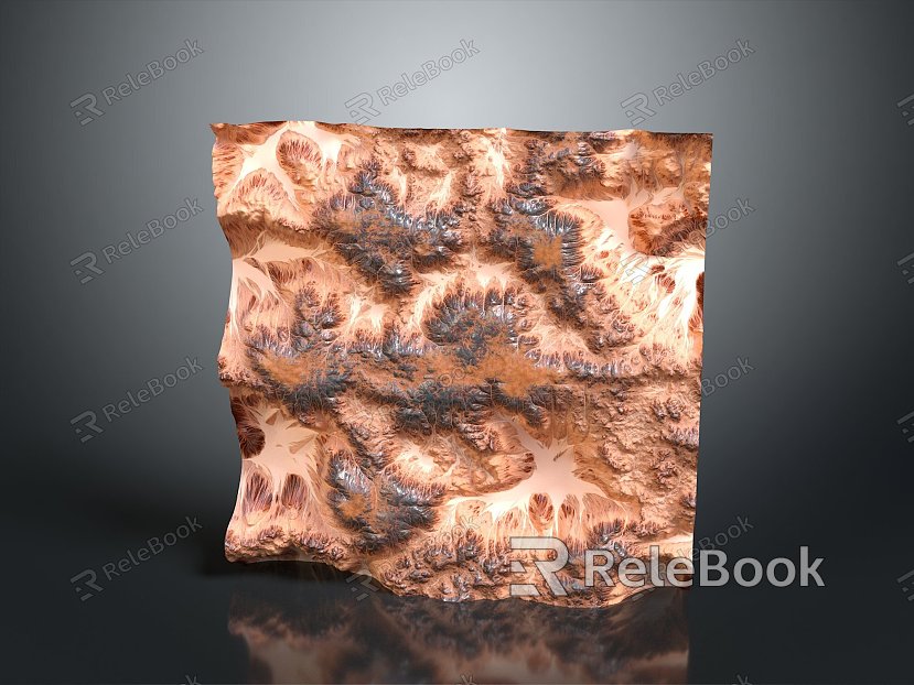 Stone Rock Stone Stone Appreciation Stone Strange Stone Ore Realistic model