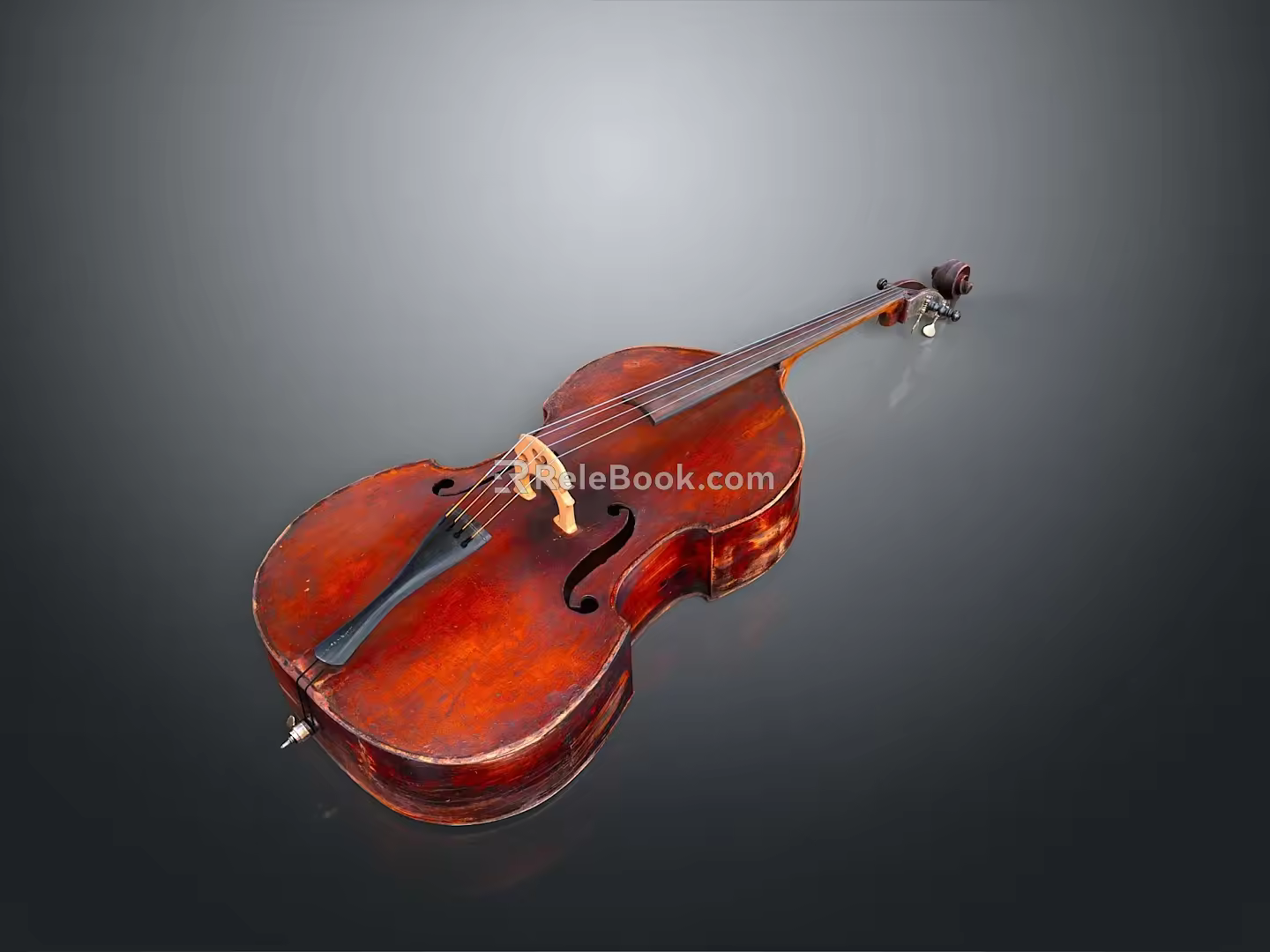 Violin Cartoon Violin Animation Violin Instrument String Western Instrument 3d model
