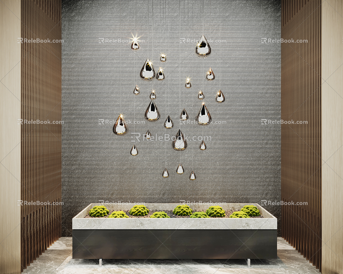 Modern Chandelier Chandelier Sculpture 3d model