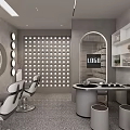 Modern Hair Salon Interior Design With Styling Chairs Mirrors And Natural Light