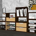 Bookshelf 3d model