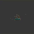 Vibrant Sailing Ship With Tall Masts Sailing On Blue Ocean With Seagulls
