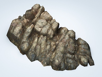 Rock Stone Reef Rock 3d model