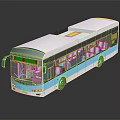 Airport Bus Modern Bus Metro Bus Mini Bus 3d model