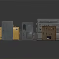 Industrial Electrical Control Equipment And Panels With Metallic Cases And Various Colors