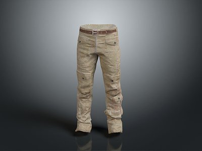 Trousers Men's Pants Women's Pants Clothes Realistic model