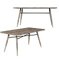 Modern Wooden Dining Tables With Slim Legs And Minimalist Design For Home