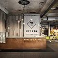 Modern Fitness Gym With Treadmills Suspended Ropes Wall Posters And Industrial Open Space Design