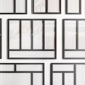 Modern window combination 3d model