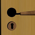 Middle Ancient Door Handle Creative Design Door Handle Ball Door Lock Door Handle 3d model