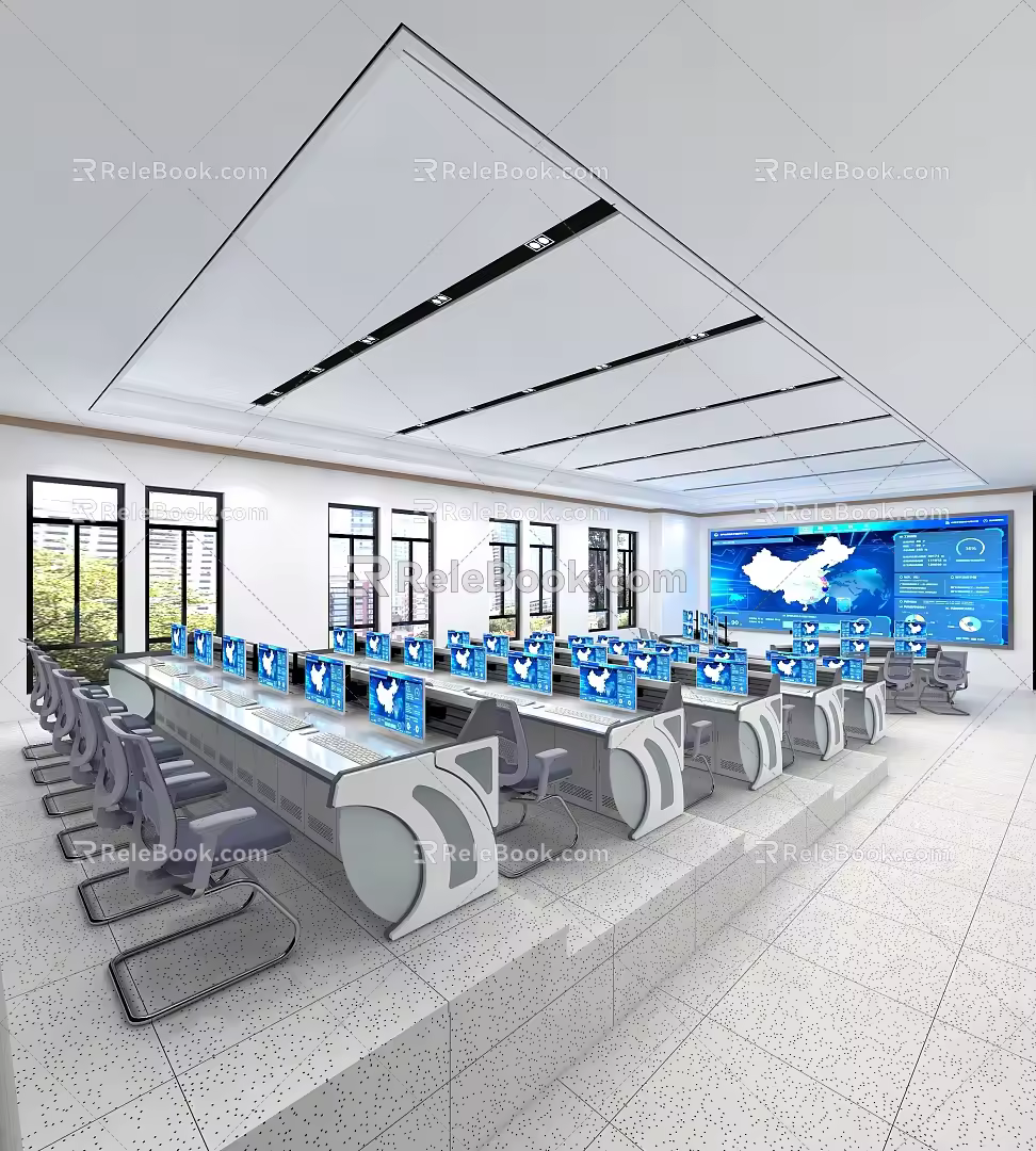Data Center 3d model
