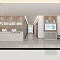 Modern Dental Clinic Interior With Dental Chair Monitor And Workstation White Walls And Ceiling Lights