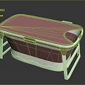 Foldable Pink White Storage Box with Lid for Home Organizing and Collapsible Design